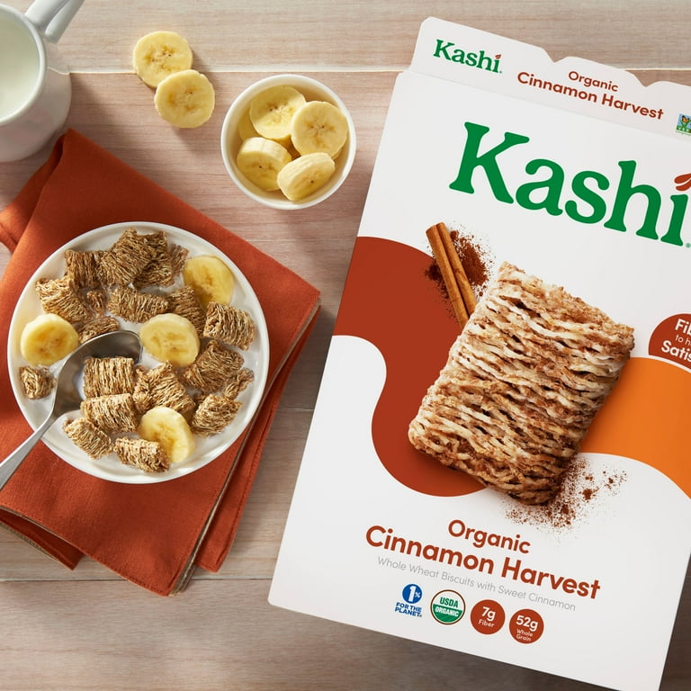 Kashi Healthy Cinnamon Harvest Breakfast Cereal, Non-Sweet, Gluten