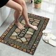 thumbnail image 7 of Retro Welcome Mat â 15.7x23.6 Inch Non- Doormat, Heavy Duty Rubber Backing, Water Absorbent for Indoor/Outdoor Use â Decorative Entryway Rug for Home, Patio, Front Door, 7 of 7