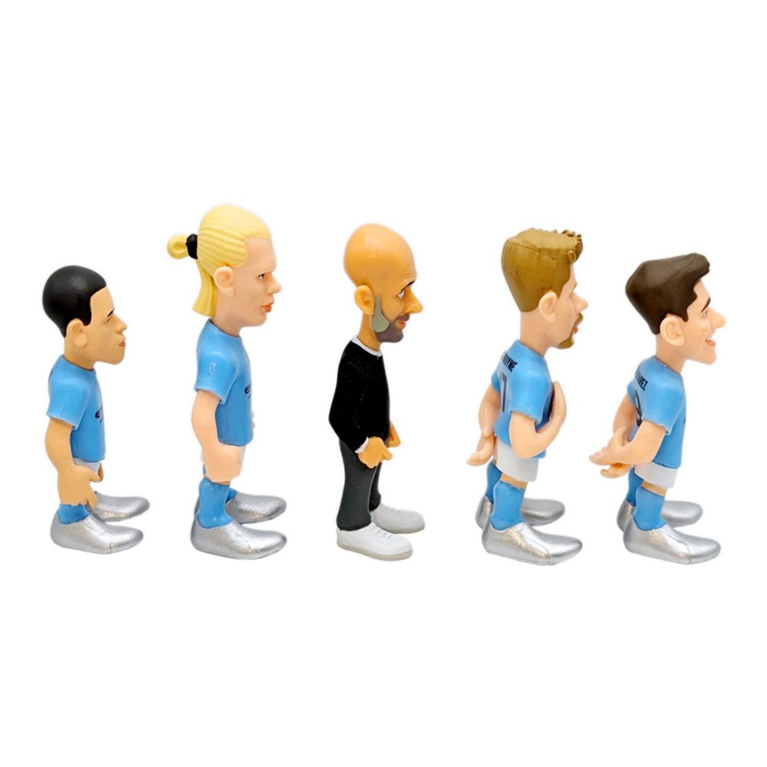 Minix Manchester City 5-Pack 7cm Figurines – Haaland, De Bruyne