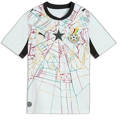 PUMA Unisex-Child Ghana FA Home Jersey Replica