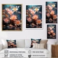 thumbnail image 4 of Designart "Water Lilies A Masterpiece by Claude" Floral & Botanical Floater Framed Wall Art Living Room, 4 of 7