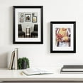 thumbnail image 2 of DesignOvation Leno 14" x 18" Matted to 11" x 14" Black Picture Frame, 2 of 7