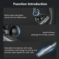 thumbnail image 4 of Swiifome Bluetooth Headset, Wireless Bluetooth Earpiece V5.0 Hands-Free Earphones with Built-in Mic for Driving/Business/Office, C, 4 of 5