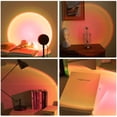 thumbnail image 5 of Sunset Lamp,Sunset Light Projector,Sunset Projection lamp with RGB 16 Color Rainbow Sunset Light Projection Night Light,LED Light for Bedroom Living Room Decors (16Color), 5 of 5