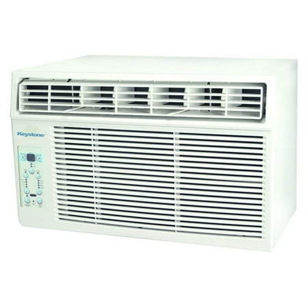 Keystone KSTAW12C 12,000 BTU 115V Window-Mounted Air Conditioner with "Follow Me" LCD Remote Control