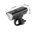thumbnail image 3 of 2025 Bike Lights LED Bike Light USB Rechargeable Headlight Display & 6 Lighting Modes For Road Night Riding, 3 of 8