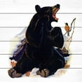 thumbnail image 3 of Marmont Hill "Bear Awakens" Painting Print on White Wood, 3 of 5