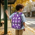 thumbnail image 6 of French Bulldog and Dog Paw Print 17" School Backpacks for Teens,Waterproof Oxford Fabric,S-Shape Padded Straps for School,Travel,Hiking,Camping, 6 of 6