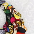 thumbnail image 5 of Ankara African Handmade Ankara Button Bib Necklace Neckpiece Choker Necklaces for Women, 5 of 5