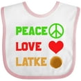 thumbnail image 3 of Inktastic Hanukkah Funny Latke Boys or Girls Baby Bib, 3 of 4