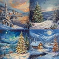 thumbnail image 4 of ZOUSSIQI 24 Sheets 6'' x 6'' Christmas Scrapbook Paper Cute Pattern One Sided Cardstock for DIY Card Making Decorative Paper (R2478) CA919-15002, 4 of 4