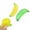 Banana, variant on Carrot Stress Balls, Sensory Fidget For Adults With Dreamy Smooth Squish, Party Favors Sugar Squeeze Ball, Stress Relief For Office, School,Travel Easter Basket Stuffers