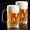 1000ml-2pc, variant on Extra Large Clear Tall Beer Glasses With Handle