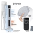 thumbnail image 2 of Ventilador Calentador de Torre, 2 en 1, con Temporizador y Control remoto Esquimal (Gris, 111 cm), 2 of 7