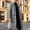 Gray, variant on Mens Jackets Men's British Style Solid Color Long Coat Fashionable Warm Woolen Overcoat