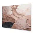 thumbnail image 2 of Designart "Boho Half Circles in Rose Gold I" Abstract Metal Art Living Room, 2 of 5