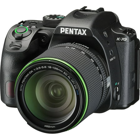 Pentax K-70 All Weather Wi-Fi Digital Camera & 18-135mm WR Lens (Black)