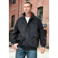 Kingsize Men's Big & Tall Microsuede Bomber Jacket Leather Jacket
