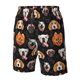 thumbnail image 4 of Balery Different Breeds Of Dogs Traje de Baño Estilo Hawaiano para Hombre, Shorts de Secado Rápido con Bolsillos-X-Large, 4 of 6