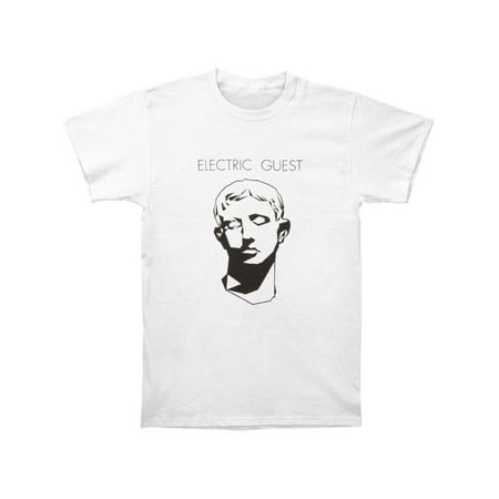 Gusta Shirt - Electric Guest Men's Face On White Slim Fit T-shirt White