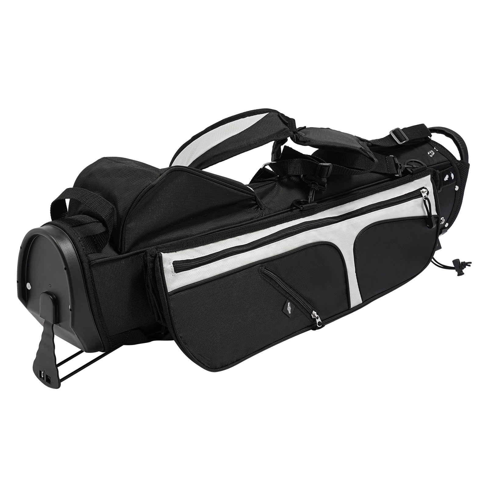 Portable Golf Stand Bag, Nylon Waterproof Golf Stand Bag, Golf Stand Bag with Shoulder Strap for Men Women Golf Course Training Competition
