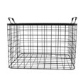thumbnail image 1 of SOPOTUTU Black Metal Indoor Firewood Basket with Open Wire Design for Convenient Log Storage, 1 of 8