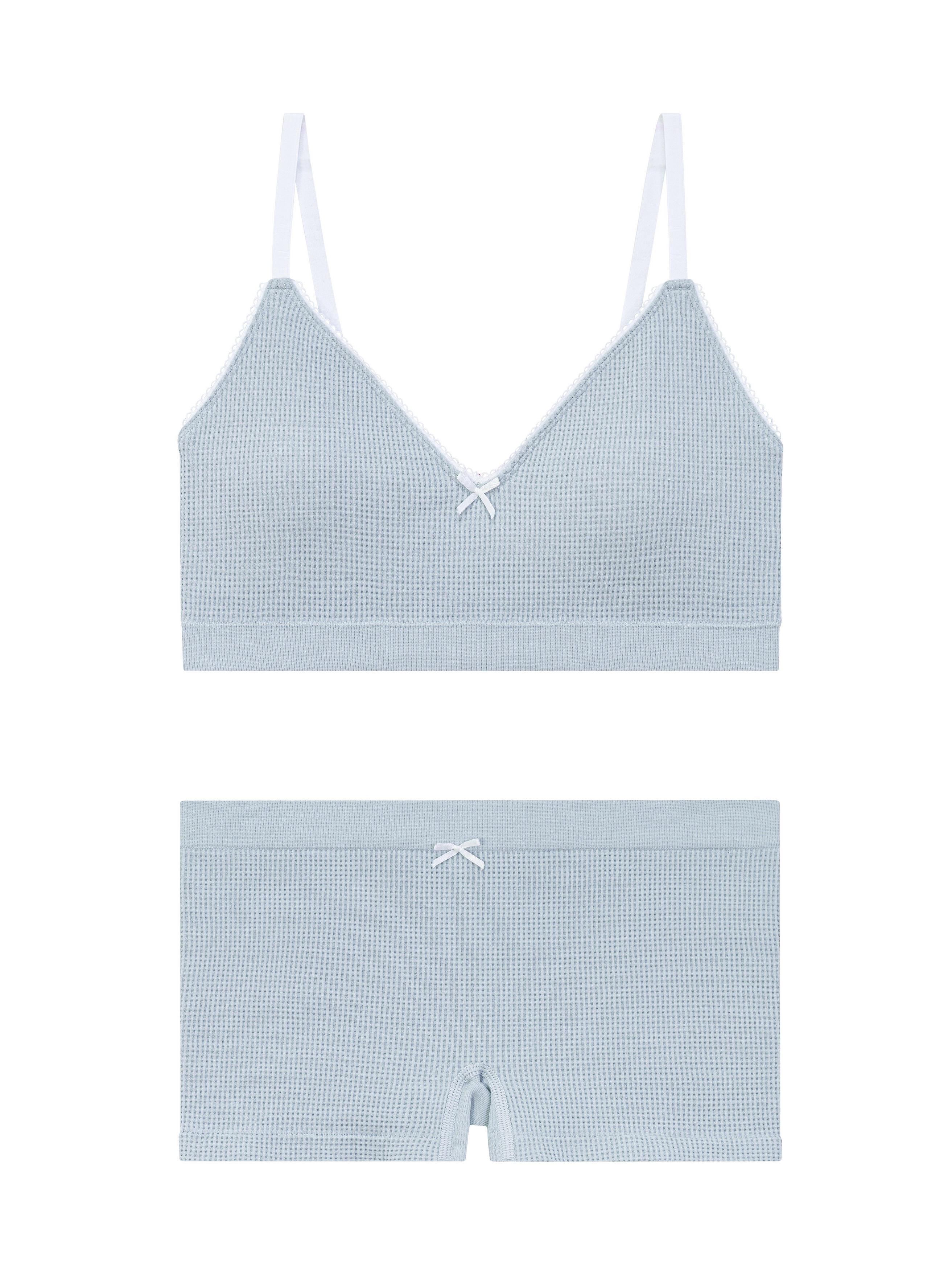 No Boundaries Seamless Triangle Bralette & Boyshort Set, 2-Piece, Women's XS-XXXL