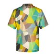 thumbnail image 3 of Plus SizePrinted Scrub Working Uniform Tops For Men's Cross V-Neck Short Sleeve Fun T-Shirts Workwear Tee With Pockets 5XL, 3 of 3