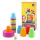 thumbnail image 1 of Stackable Cups Game Set Different Colors Speed Training Early Educational Baby Cups Toy 6616, 1 of 5