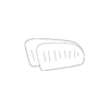 Genuine OE Porsche Vent Grille - 996-555-646-00-5Z1