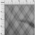 thumbnail image 2 of oneOone Georgette Viscose Gray Fabric Check Craft Projects Decor Fabric Printed By The Yard 42 Inch Wide, 2 of 5