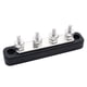 thumbnail image 1 of Bloque De Distribución De Energía De 4 Postes Barra Colectora Resistente A La Corrosión 100A Bloque De Terminales Marino Fácil De Instalar Bloque De Distribución De Energía Para 12V / 24V Car Marine Eigraketly VI004430-00, 1 of 7