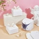 thumbnail image 4 of 30 cajas de regalo blancas plegables de papel para dulces, ideales para fiestas. Incluyen cinta., 4 of 9