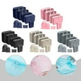 thumbnail image 4 of Juego organizador de viaje de 8 piezas: ¡cubos de embalaje para un viaje eficiente! Bolsa ordenada para zapatos, 4 of 9