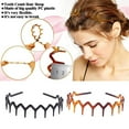 thumbnail image 4 of 1/2x Plastic Headbands Alicebands Grip Teeth Spiky Hair Accessories Girls Ladies H7L8, 4 of 8