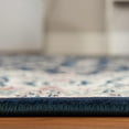 thumbnail image 4 of Rugs.com Rabia Collection Rug – 10' Round Navy Blue Low Rug Perfect For Kitchens, Dining Rooms, 4 of 8