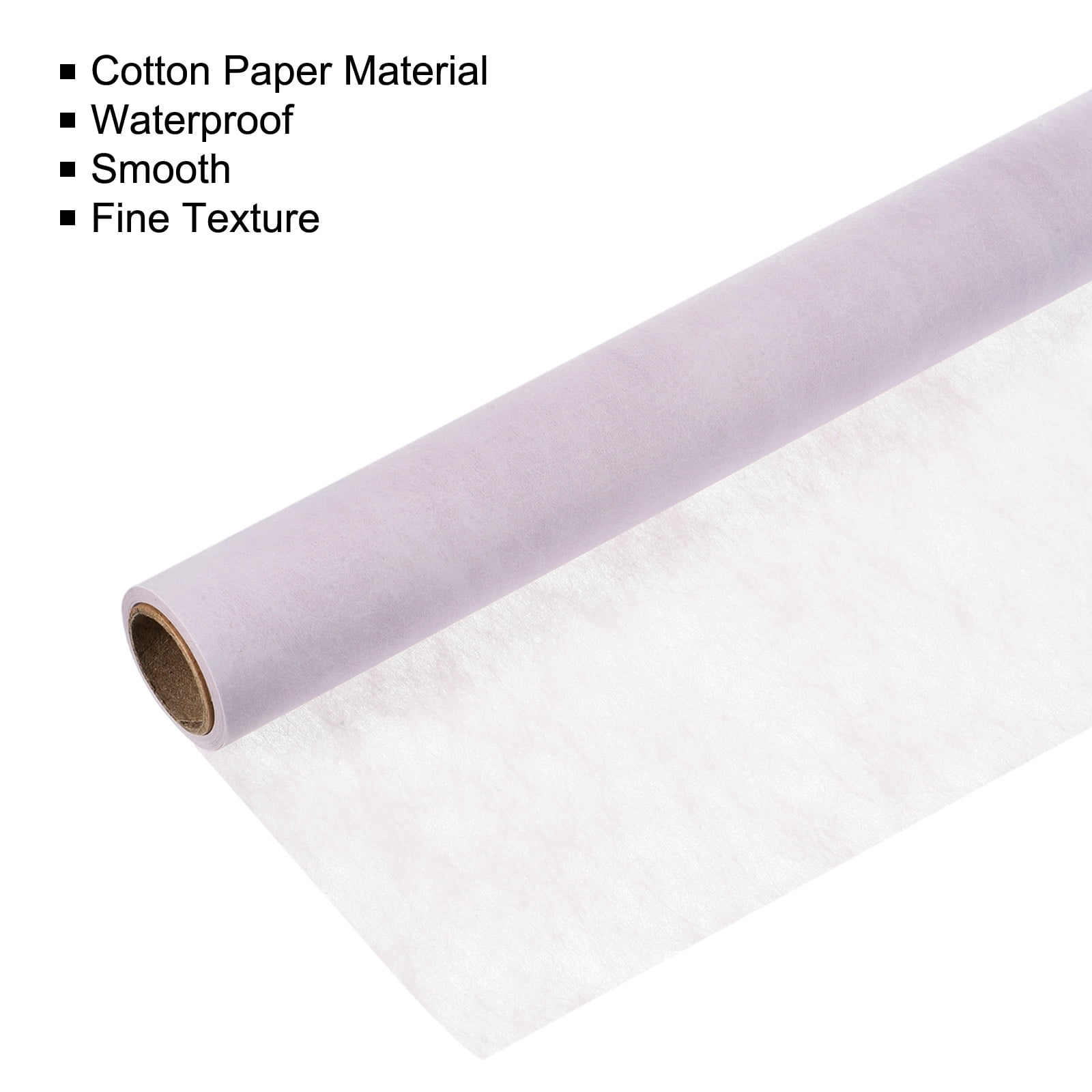 Unique Bargains 30ft Flower Wrapping Paper Bouquet Waterproof Packaging Cotton Purple