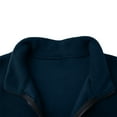 thumbnail image 4 of Atogsazn Mens Fleece Lined Sweatshirt Casual 1/4 Zip Long Sleeve Pullover Sweatshirts Workout Sweater Tops Dark Blue XXXL Fashion, 4 of 6