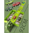 thumbnail image 4 of Juguete de estacionamiento de dinosaurio de gran tamaño, regalo de cumpleaños para niño, regalo del Día del Niño, pista de eyección, juguete de carreras, 4 of 5