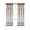 Multi, variant on Southwest Geometric Blackout Curtains 45 Inches Long for Bedroom, Western Boho Ethnic Beige Grey Wooden Thermal Insulated Room Darkening Black Out Window Curtain Panels Grommet Drapes for Living Room
