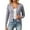 Grey, variant on HCYSFG Womens Ribbed Cardigan Round Neck Button Front Long Sleeve Slim Fit Lightweight Knit Sweater Everyday Layering Tops