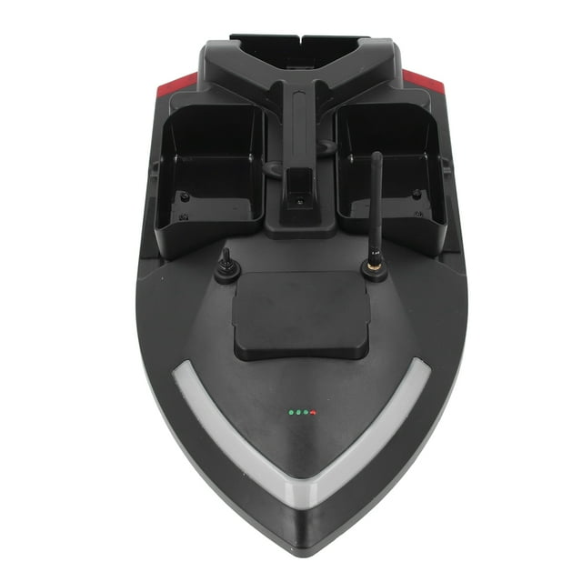 Bateau de Pêche Télécommandé, Bateau de Pêche Télécommandé Double Moteur Charge 2Kg pour Rivière