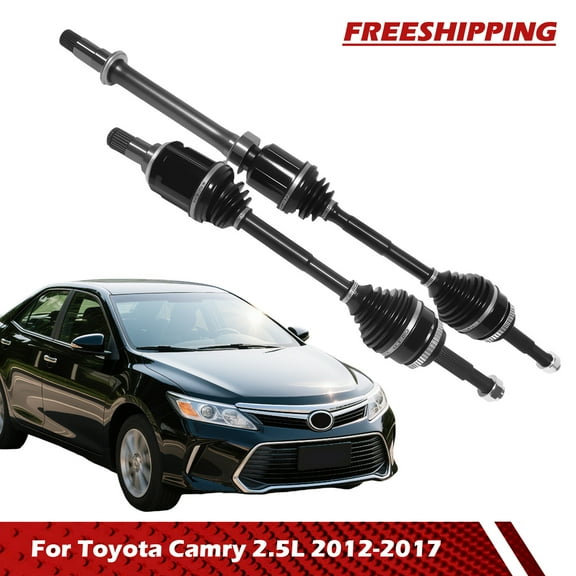 Civiland Pair Front CV Axle Shaft for Toyota Camry 2.5L 2012-2017