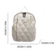 thumbnail image 2 of Mochila Mochila con correa para el hombro ajustable para mujer Bolsa para libros con cremallera de gran capacidad, 2 of 9