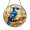 Acrylic 3.5 Inch, variant on Blue Jay Ceramic Suncatcher – Stained Glass Style Bird Window Decor
