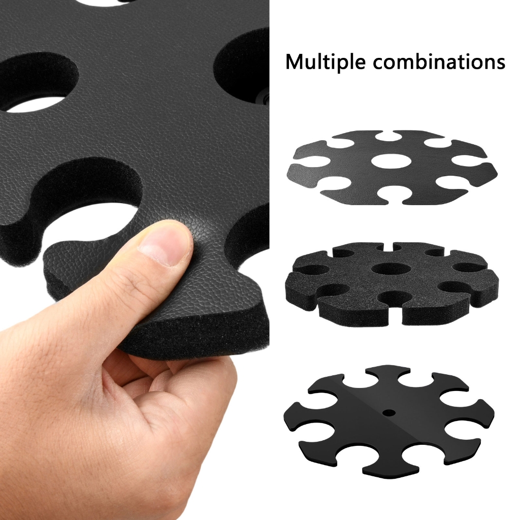 Multipurpose Mic Stand Stable Acrylic Base Microphone Stand Round Tray Attachment