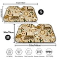 thumbnail image 3 of Balery Wild West Cowboy Print Car Windshield Sun Shade,Windshield Sunshade for Car Pickup Truck SUV Accessories-Medium, 3 of 7