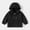 Black, variant on Luogg Boys Windbreaker Jacket For Kids Lightweight Hooded Zipper Coat Outdoor Casual School Jacket For Boys Boys Hooded Jacket Size 2-3 Years