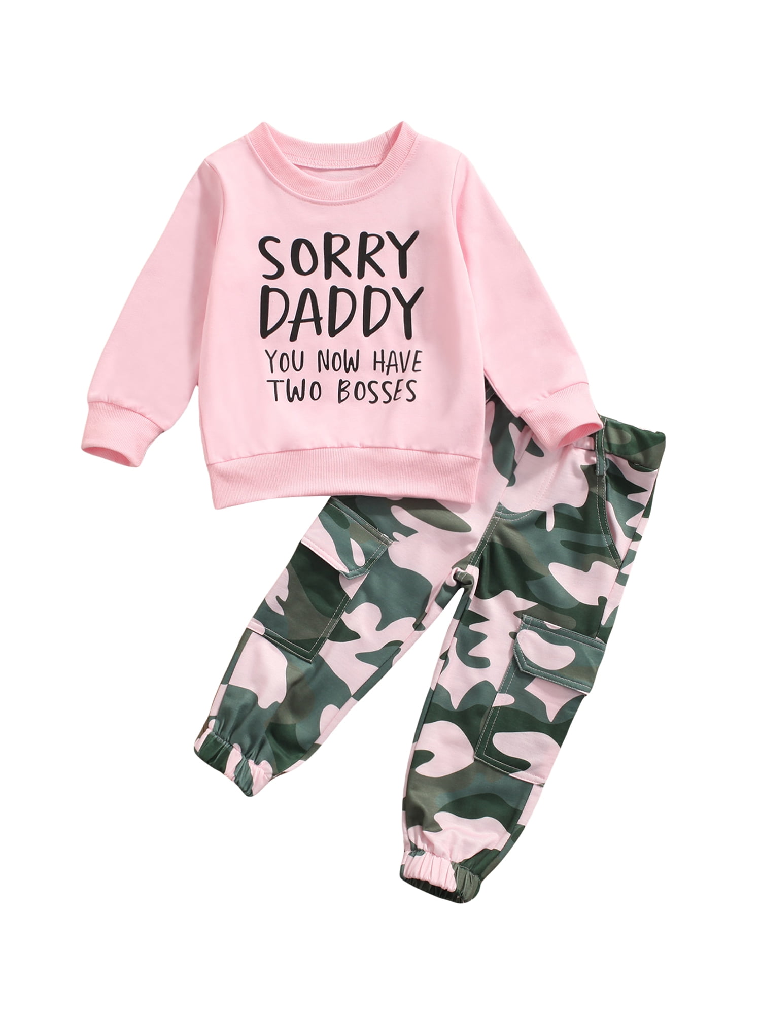 Toddler Boys Girls Camouflage Print Hoodies Romper,Coat,Shirt & Pant for Camo Series Clothes 