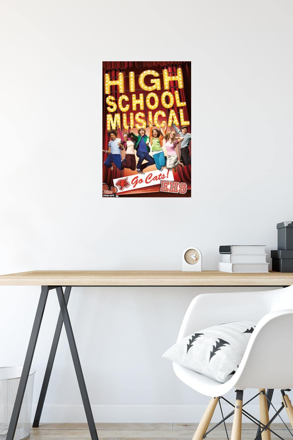 High School Musical - Go Cats! Wall Poster, 14.725" x 22.375"